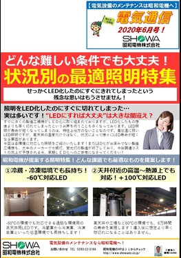 難しい条件でも大丈夫！状況別の最適照明特集！