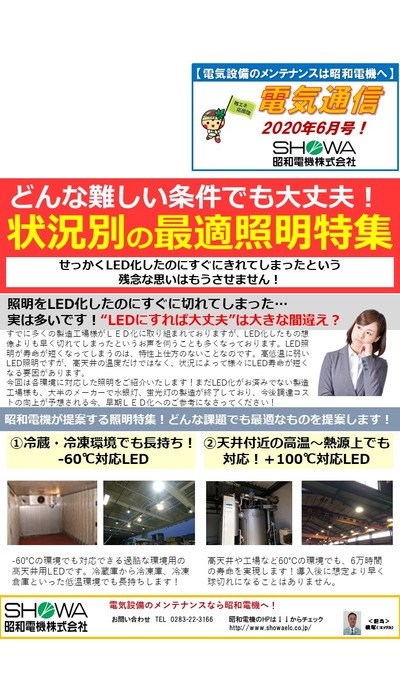 難しい条件でも大丈夫！状況別の最適照明特集！