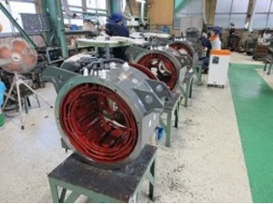 列車無線同軸ケーブル工事