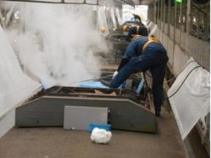 列車無線同軸ケーブル工事