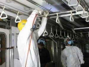 列車無線同軸ケーブル工事